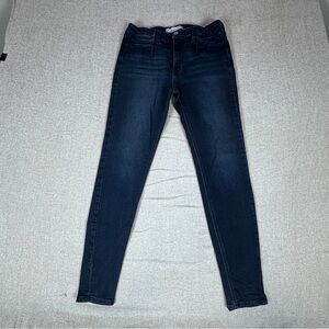 KanCan Dark Indigo Skinny Jeans Womens Size 28 Stretch Denim Mid Rise